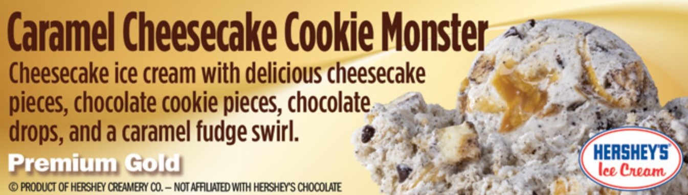 Caramel Cheesecake Cookie Monster